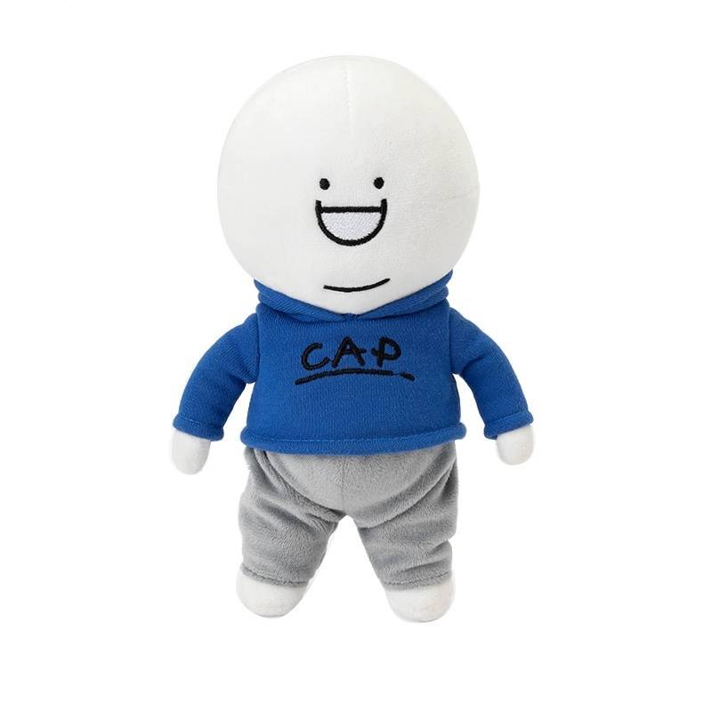 Source image for Plush Toy Wearing Blue CAP Hoodie Reacts to Truth