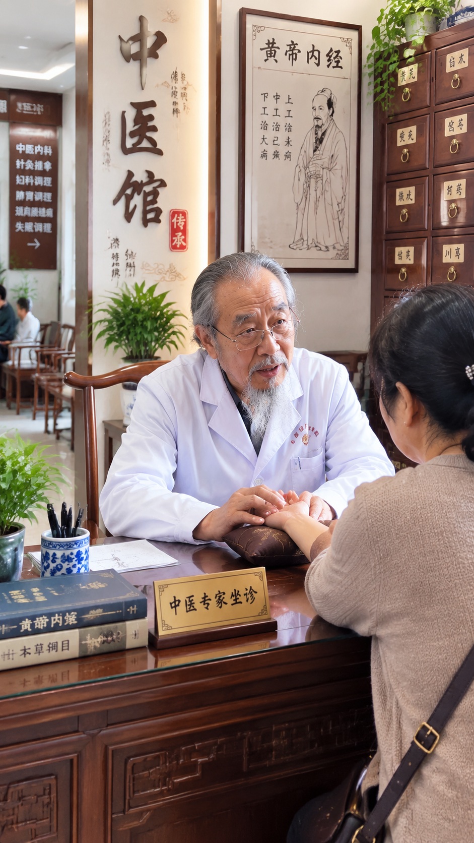 Source image for TCM Doctor Pulse Check Reacts to Patient's Diagnosis