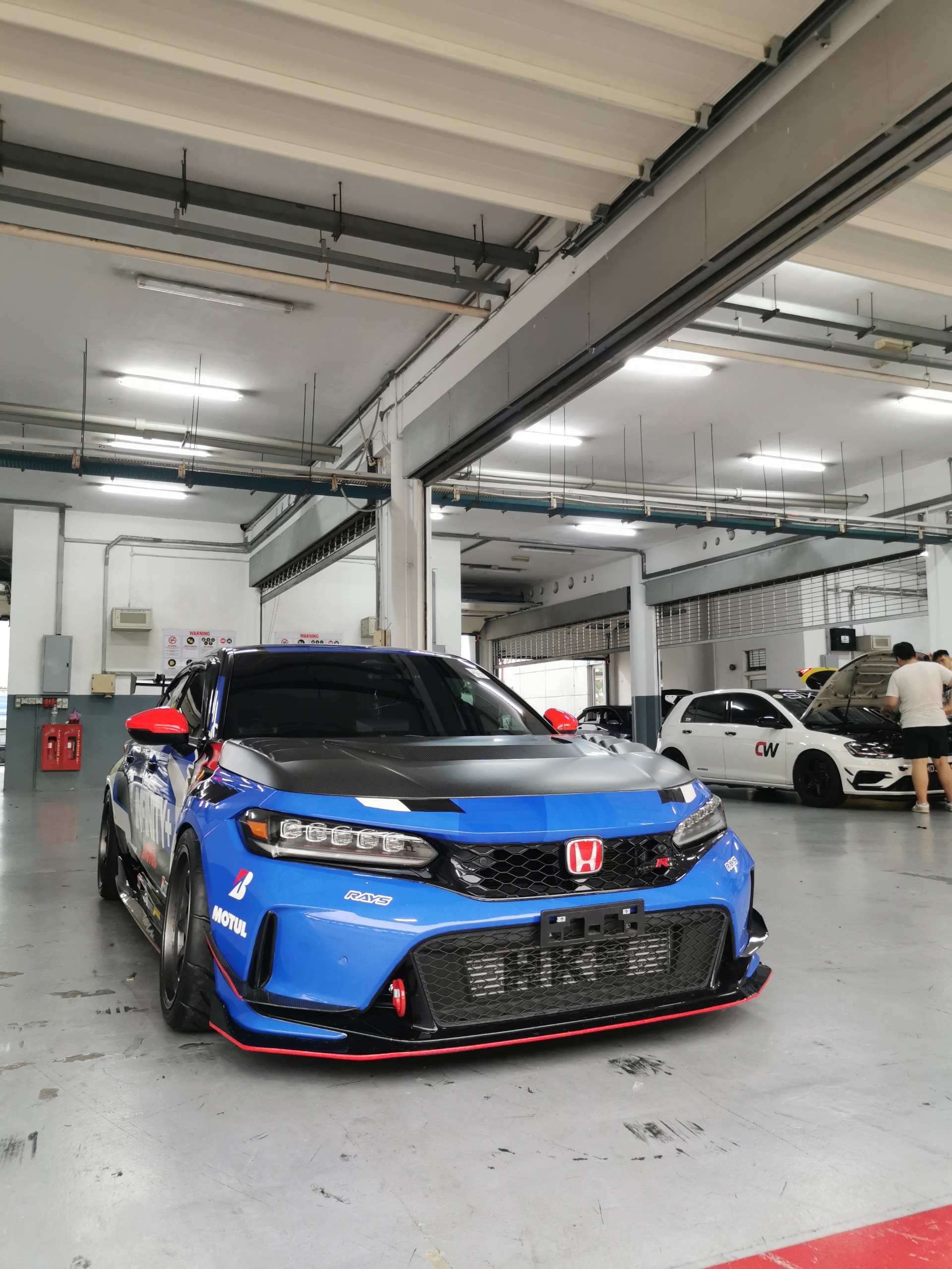 Source image for Blue Honda Type R Accelerates into Imaginary Train Crash