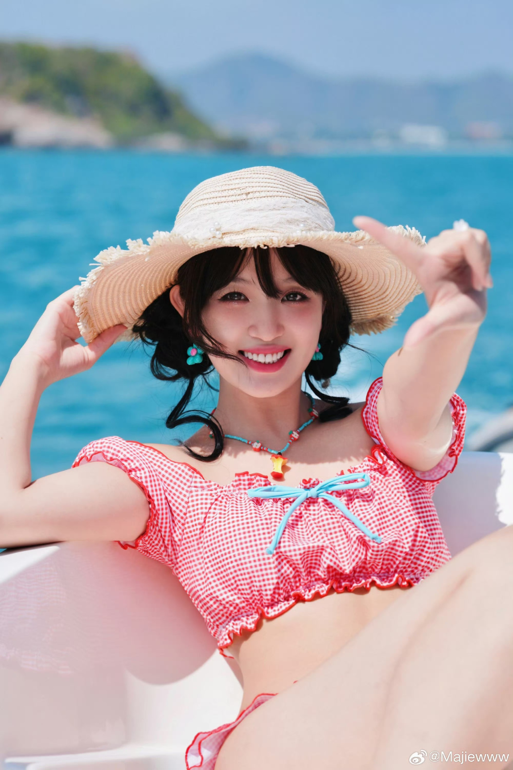 Source image for Playful Beach Reveal of Bare Soles from Boat Seat