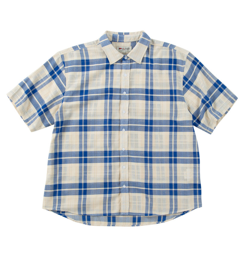 Source image for Blue Plaid Shirt Comes Alive with Sudden Fabric Flutter