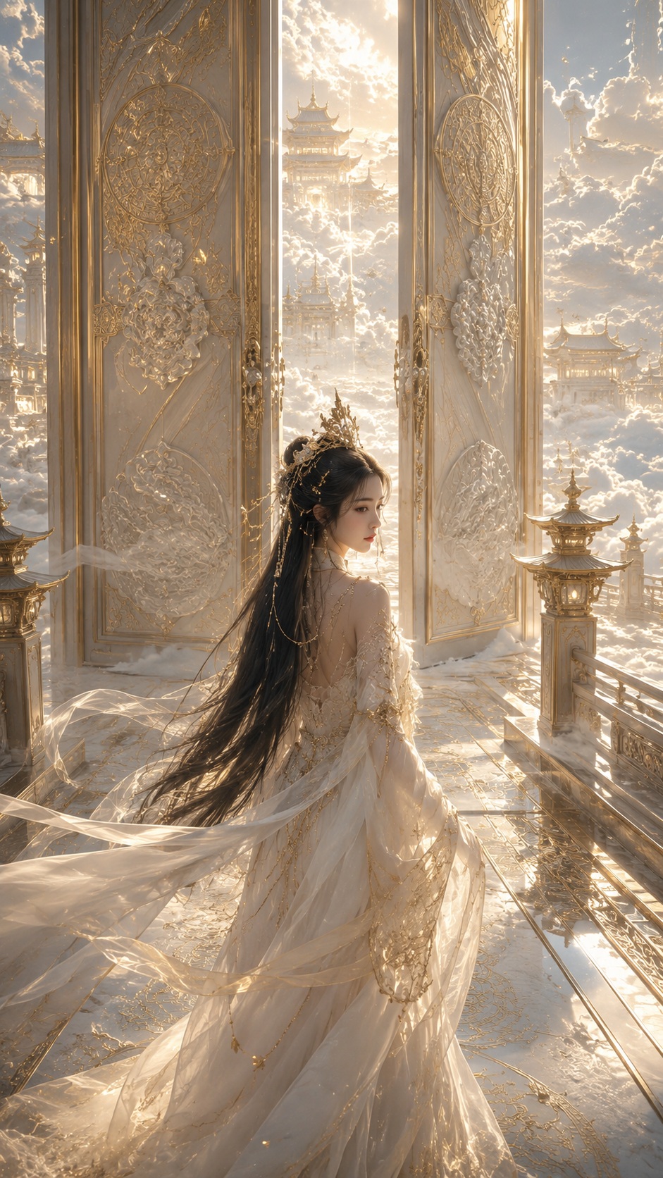 Source image for Ethereal Goddess Turns at Golden Heavens Gate