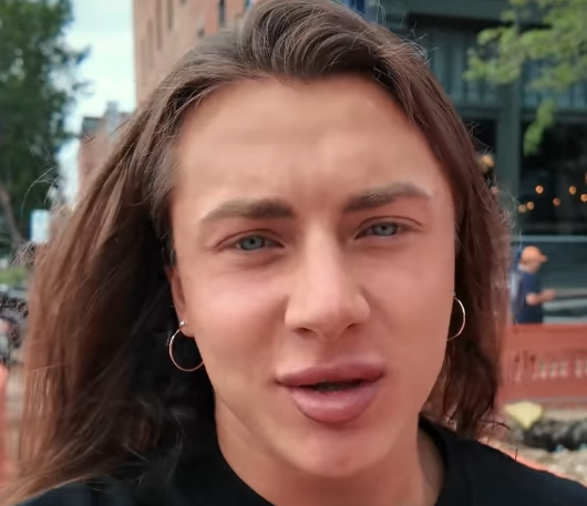 Source image for Confused Person Reacting to Outdoor City Background